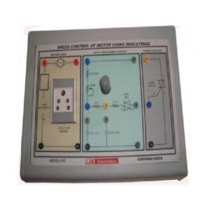 C -16 SPEED CONTROL OF MOTOR USING TRIAC