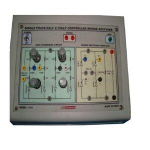 C -14 SINGLE PHASE HALF & FULLY CONTROLLED BRIDGE RECTIFIER USING SCR