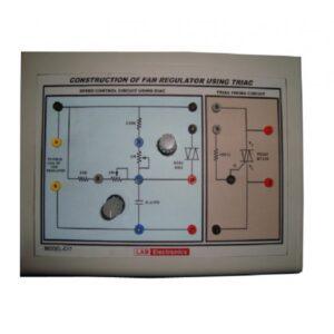 C-17 CONSTRUCTION OF FAN REGULATOR USING DIAC & TRIAC