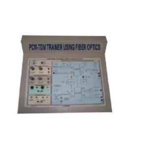 FO-9 TDM-PCM TRANSMISSION TRAINER USING FIBER OPTIC CABLE