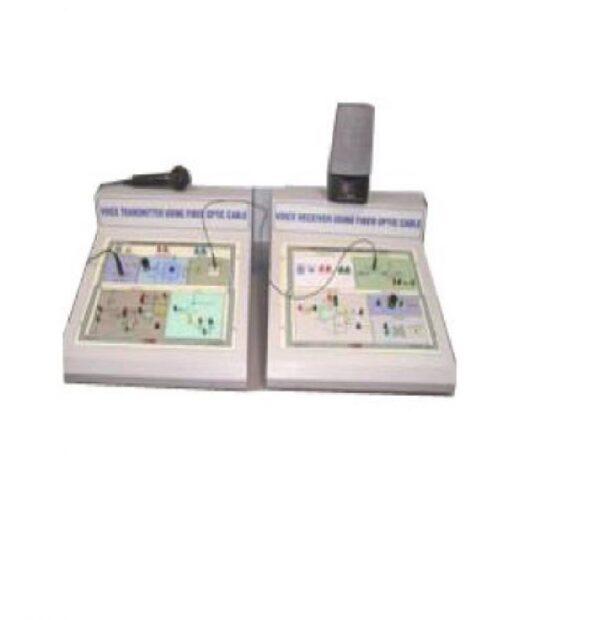 X-13 VOICE TRANSMITTER/RECEIVER USING FIBRE OPTIC CABLE