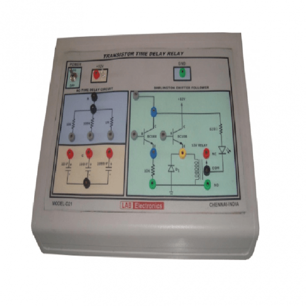 D-21 TRANSISTOR TIME DELAY RELAY CIRCUIT
